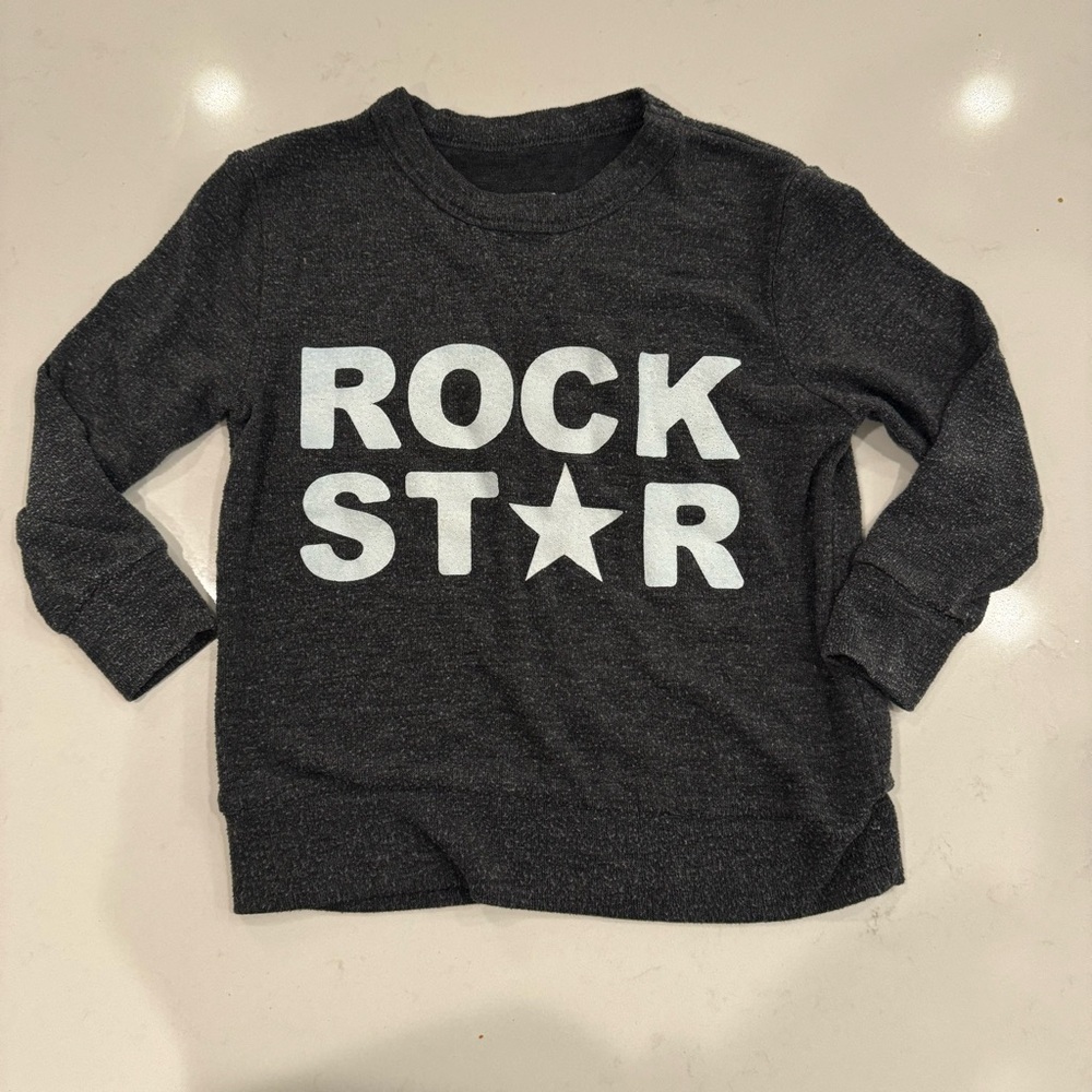 CHASER Kids Black Rockstar Sweatshirt